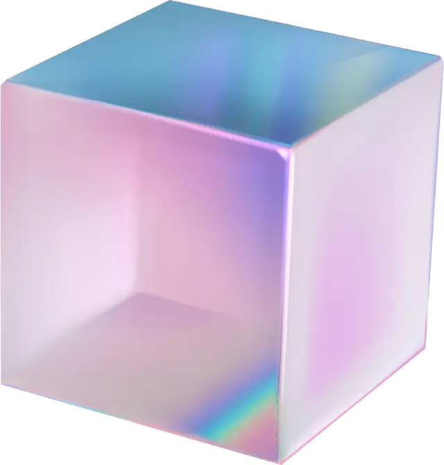Holographic gradient cube